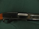 7410 Remington Wingmaster 870 12 gauge 20 inch barrel 2 3/4 chamber, butt pad, all original, choke is improved cyclinder, pump action, tite, bore brit - 8 of 11