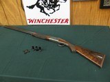7423 Connecticut Shotgun Manufacture Inverness 20ga 30bls ROUND BODY,2 GOLD DOGS 5 CHOKES SK IC MOD IMOD FULL WRENCH AAA+++ FANCY HEAVILY FIGURED WALN - 1 of 17