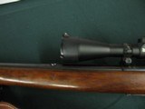 7432 Winchester 43 218 B 24 inch barrel hooded front site, steel butt plate,Burris 3x9 scope, strap, 2 boxes of shells, original side mount lyman peep - 6 of 13