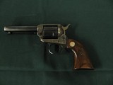 7439 Colt Peacekeepe 22 long rifle and 22 magnum. 2 cylinders, case colored frame, wood grips with Colt Medallions 98% condition, indexes and is tite, - 4 of 11