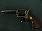 7439 Colt Peacekeepe 22 long rifle and 22 magnum. 2 cylinders, case colored frame, wood grips with Colt Medallions 98% condition, indexes and is tite, - 2 of 11
