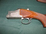 7449 Winchester 101 Pigeon XTR 12 gauge 27 barrels, skeet/skeet, AAA+++FANCY HIGHLY FIGURED WALNUT, hang tag all papers, coin silver rose and scroll, - 3 of 12