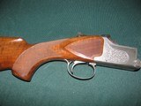 7449 Winchester 101 Pigeon XTR 12 gauge 27 barrels, skeet/skeet, AAA+++FANCY HIGHLY FIGURED WALNUT, hang tag all papers, coin silver rose and scroll, - 9 of 12