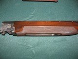 7450 Winchester 101 Pigeon Grade 410 gauge 28 inch barrels,skeet, early one with diamond tipped engraved rose/scoll coin silver receiver&DARK FANCY WA - 14 of 14