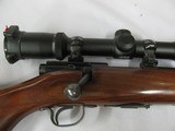 7432 Winchester 43 218 B 24 inch barrel hooded front site, steel butt plate, - 9 of 11