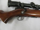 7432 Winchester 43 218 B 24 inch barrel hooded front site, steel butt plate, - 7 of 11