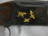 7491 Winchester 101 SUPER PIGEON 12 gauge WINCHOKES sk/sk,(more for $40) 7 GOLD IMAGES, 2 gold ducks left, gold bird dog&3 gold birds right si - 9 of 12