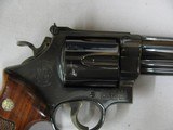 7503 Smith Wesson 57 41 magnum 6 inch barrel mfg 1978 99% condition,Goncalo Aves medallion grips, wood presentation case with tools,adjustable rear si - 9 of 11