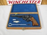7503 Smith Wesson 57 41 magnum 6 inch barrel mfg 1978 99% condition,Goncalo Aves medallion grips, wood presentation case with tools,adjustable rear si - 3 of 11