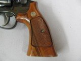 7504 Smith Wesson 586-1 357 Magnum 6 inch barrel 99% condition,correct box, adjustable rear site, red ramp front, medallion walnut grips, mfg 1988-210 - 3 of 10