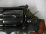 7504 Smith Wesson 586-1 357 Magnum 6 inch barrel 99% condition,correct box, adjustable rear site, red ramp front, medallion walnut grips, mfg 1988-210 - 4 of 10