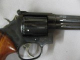7504 Smith Wesson 586-1 357 Magnum 6 inch barrel 99% condition,correct box, adjustable rear site, red ramp front, medallion walnut grips, mfg 1988-210 - 8 of 10