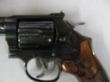 7505 Smith Wesson 17-9 22 long rifle 6 inch barrel 99% unfired as new in box, slightest of ring, mfg 2009 papers keys walnut medallions, adjustable re - 8 of 12