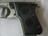 7508 Beretta Jet Fire 25 acp 2.5 barrel NIB matt stainless steel,original box and papers ring hammer and fixed sites. - 5 of 8