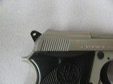 7508 Beretta Jet Fire 25 acp 2.5 barrel NIB matt stainless steel,original box and papers ring hammer and fixed sites. - 7 of 8