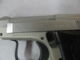 7508 Beretta Jet Fire 25 acp 2.5 barrel NIB matt stainless steel,original box and papers ring hammer and fixed sites. - 4 of 8