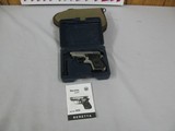 7508 Beretta Jet Fire 25 acp 2.5 barrel NIB matt stainless steel,original box and papers ring hammer and fixed sites. - 2 of 8