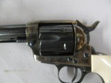 7509 Cimarron Uberti P SAA Cowboy 44 WCF 7 1/2 inch barrel, faux ivory grips, blue and case frame, single action,like new 99%. --210 602 6360-- - 4 of 9
