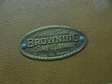 7538 Browning Hartman shotgun case, 99% condition, hard to find,,, will take 32 inch barrels and has the key. - 4 of 4