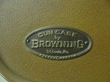 7540 Browning shotgun case will take 30 inch barrels, 2 barrel case. 99% condition with 2 key and Browning Case booklet - 4 of 4