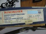 7599 Winchester 101 Pigeon 20 gauge 26 inch barrels ic/mod matching serialized Winchester box, this is the early one with dark walnut and diamond tool - 2 of 14
