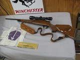 7603 Weatherby Vanguard VGX deluxe 300 Win Mag, 24 inch barrel, sling, case, ORIGINAL WEATHERBY TARGET,(RARE SHOWS July 19 1984 shoot in date) - 2 of 14
