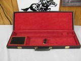 7612 Winchester 101black gun case with gold WINCHESTER on lid, key, 99% condition will take 28 1/2 inch barrels --210 602 6360-- - 3 of 7