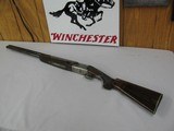 7632 Winchester 101 Pigeon 12 gauge 27 barrels skeet/skeet, the early one with dark walnut and diamond tipped tools engraved rose and scroll coin silv - 1 of 13