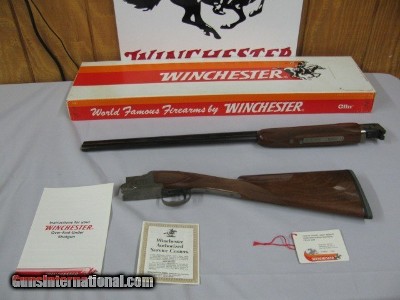 7646
Winchester 101 Pigeon XTR LIGHTEIGHT BABY FRAME, 28 gauge, 28 inch barrels ic/mod, RARE long barrel length with open chokes, STRAIGHT GRIP,quail