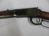 7657 Winchester Model 94, 30/30, 1941 mfg, lever action, adjustable rear sight, bull plate, 99% condition - 9 of 12