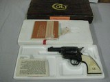 7660 Colt Sheriffs Model 8AA, .44-40, Custom Grips, Box and Paperwork, 99% condition