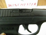 7663 Ruger LCP 380 Auto, Blue, 2,75 barrel, rear serrated slide, blade front and integral notch rear sight, 6 round Mag, new in box with papers - 5 of 6
