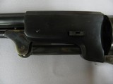 7676 ASM US 1847, Black Powder, Case coloring, engraved cylinder, wood grips, brass trigger guard, Comes with fitted holster - 4 of 11
