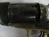 7676 ASM US 1847, Black Powder, Case coloring, engraved cylinder, wood grips, brass trigger guard, Comes with fitted holster - 3 of 11