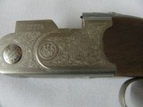 7700 Beretta Silver Pigeon I 20gauge 28 inch barrel 99% condition, AS NEW IN CASE ,5 chokes, sk ic mod im ful wrench, booklets, coin silver engraved - 6 of 15