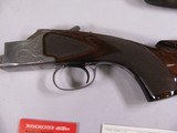 7750 Winchester 101 Pigeon Grade 20 gauge 26 barrels ic/mod(hard to get)rose and scroll coin silver engraved receiver, ejectors, vent rib, AA++fancy w - 4 of 12