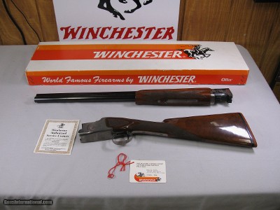 7751 Winchester 101 Pigeon FEATHERWEIGHT 12 gauge 26 barrels ic/im,STRAIGHT GRIP, 99% Winchester pad, Correct Winchester box serialized to the gun. A+