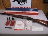 7762 Winchester 101 LIGHTWEIGHT 12 gauge 27 inch barrels, 6 winchokes, 2 pouches, wrench, complete set of Winchester papers/HANG TAG, box is serialize - 1 of 14
