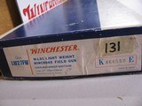 7762 Winchester 101 LIGHTWEIGHT 12 gauge 27 inch barrels, 6 winchokes, 2 pouches, wrench, complete set of Winchester papers/HANG TAG, box is serialize - 2 of 14