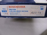 7758 Winchester 101 12 gauge 28 inch barrels mod/full, vent rib, ejectors ,Winchester butt plate, pistol grip, brass front bead,totally different engr - 15 of 15