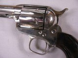 7791
Uberti Single Action Army 1873, Cattleman 45LC, 7 1/2 Barrel, Nickle, Wood grips, Like new - 4 of 12