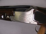7632 Winchester 101 Pigeon 12 gauge 27 barrels skeet/skeet, the early one with dark walnut and diamond tipped tools engraved rose and scroll coin silv - 3 of 16