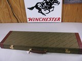 7736 Winchester 101 Pigeon 12 gauge 28 inch barrels mod/full, AAA++Fancy Walnut tiger striped, ejectors, vent rib, 2 white beads, round knob, rose and - 1 of 17