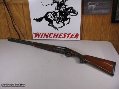 7822
Winchester model 23 custom 12GA SXS, one of only 500 made in 1987 only, SST, High luster blue, with 10 chokes, choke wrench and thread clean ou