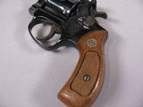 7554 Smith and Wesson 34-1 , 22LR Blued, Wood Grips 99% condition, 4
