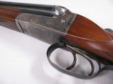 7864J.P. Sauer 20GA SXS shotgun, A.G. Eckernforde on barrel, sling swivels, solid rib, brass bead, cocking indicator, greener locking bolt, butt pla - 4 of 17