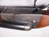 7864J.P. Sauer 20GA SXS shotgun, A.G. Eckernforde on barrel, sling swivels, solid rib, brass bead, cocking indicator, greener locking bolt, butt pla - 12 of 17