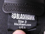 78702 Blackhawk Cordova holsters. One size 18 and one size 3. Like new - 3 of 6