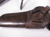 7871  4 Leather colt revolver holsters. Snap closure, Like new - 5 of 8