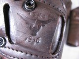 7871  4 Leather colt revolver holsters. Snap closure, Like new - 3 of 8